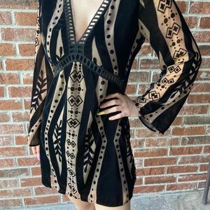 Lavender Brown Velvet dress